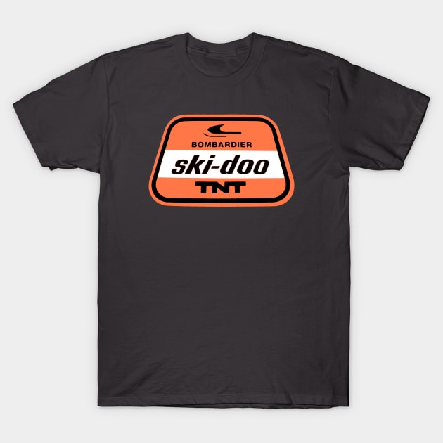 Ski Doo TNT vintage Snowmobile T-Shirt by Midcenturydave